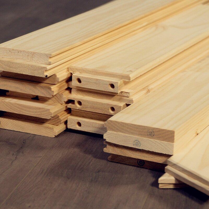 Paneled Wood Unfinished Barn Door without Installation Hardware Kit thumbnail 2