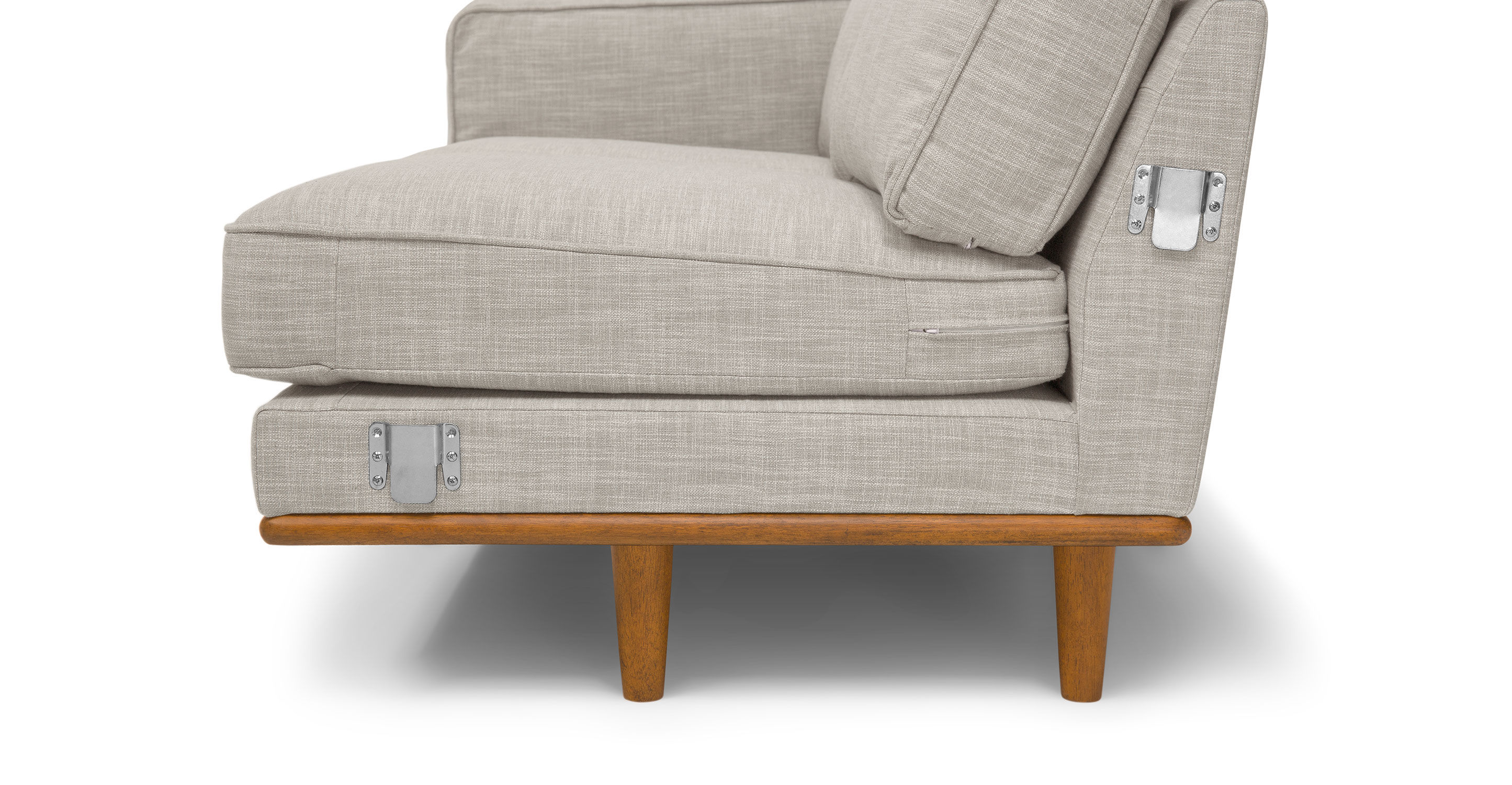 Timber Rain Cloud Gray Corner Sectional thumbnail 9