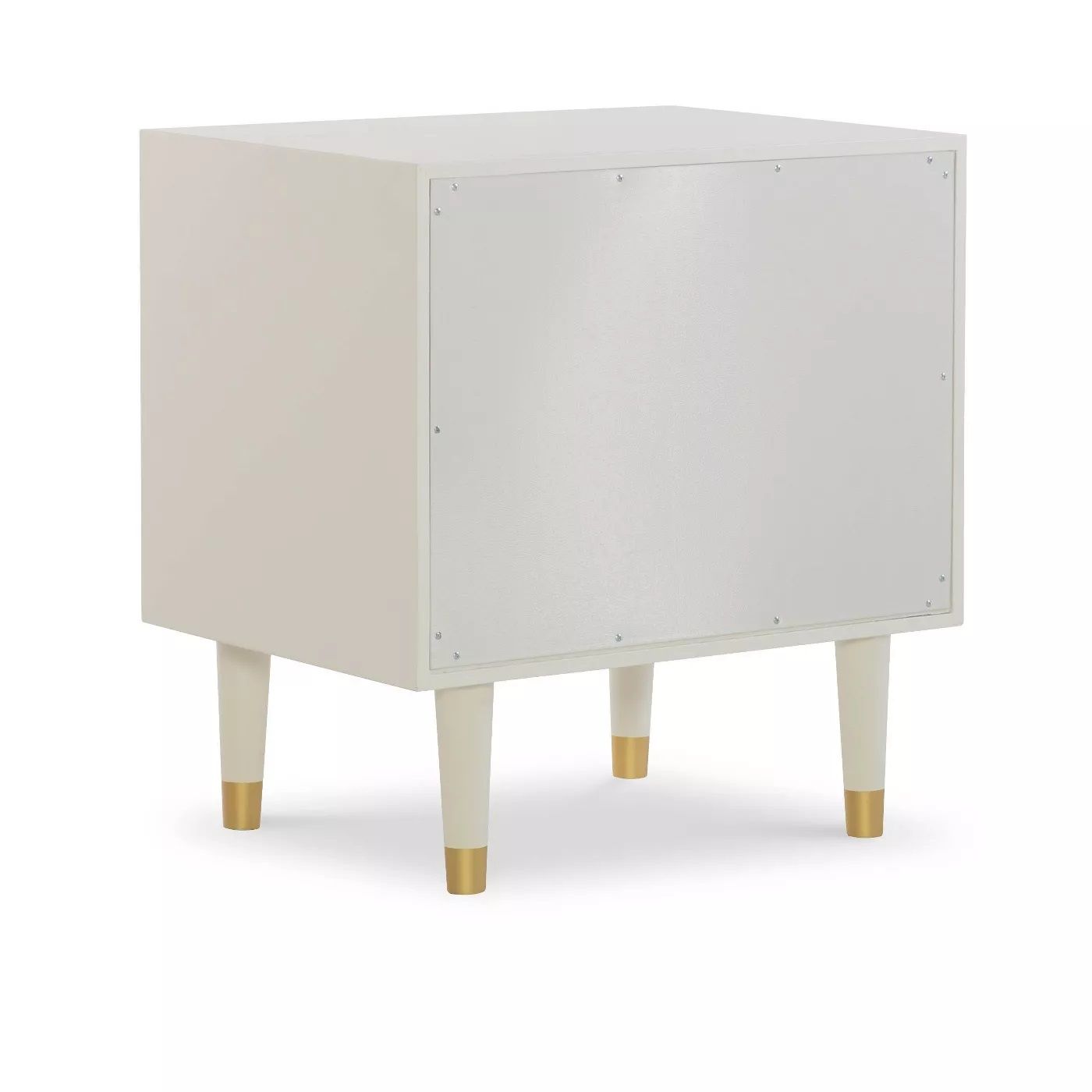 2 Drawer Geo Textured Nightstand Linon thumbnail 3