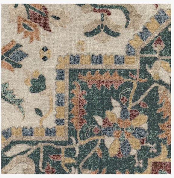 Malileh Heriz Emerald Rug-8'x10' thumbnail 3