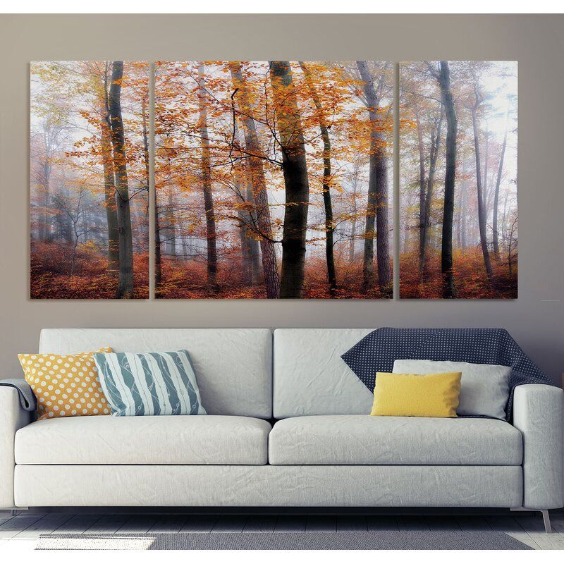 Lost in the Forest Wrapped Canvas Multi Piece Image Print Unframed thumbnail 4
