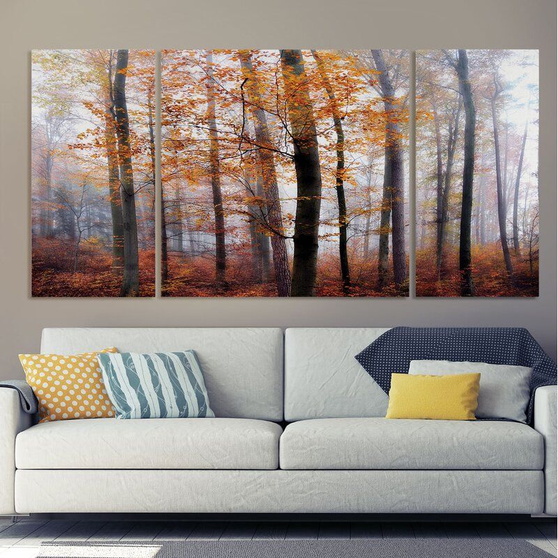 Lost in the Forest Wrapped Canvas Multi Piece Image Print Unframed thumbnail 6