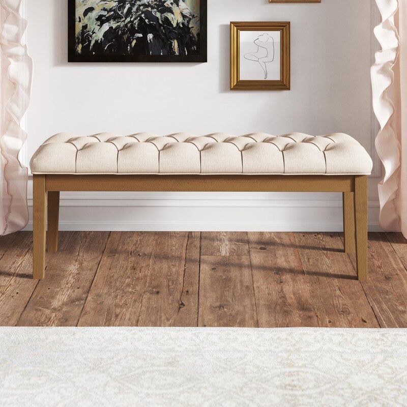 Rae Upholstered Bench thumbnail 5