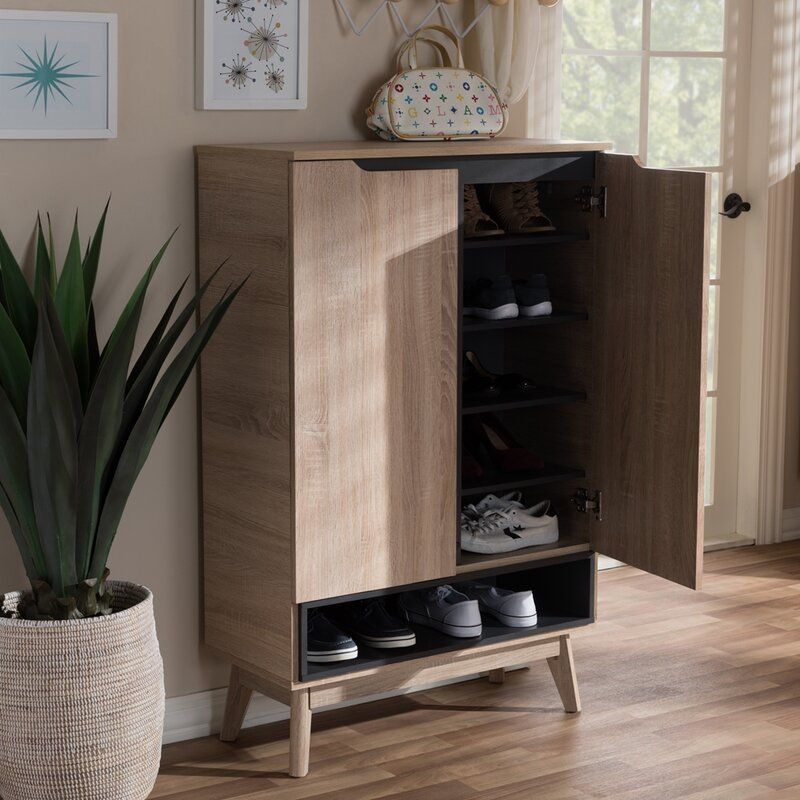13 Pair Shoe Storage Cabinet thumbnail 2