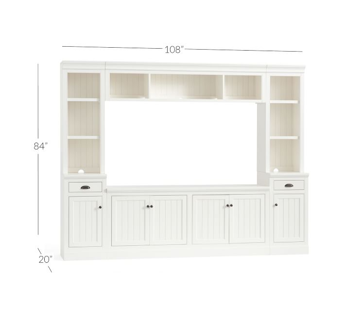 Aubrey 6 Piece Entertainment Center thumbnail 2