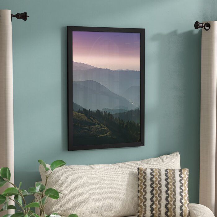 Dominque Black Wood Poster Frame with Plexiglas Window thumbnail 2
