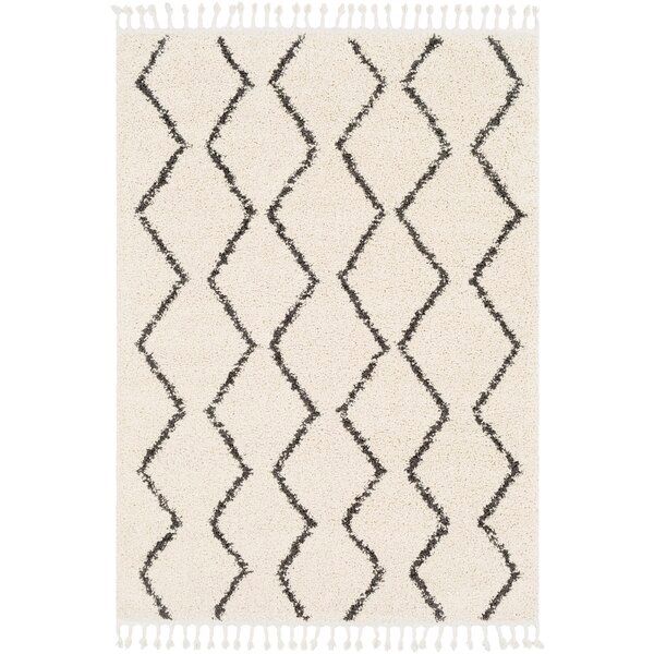 Antonia Geometric Charcoal Beige Area Rug-10'x13'11" thumbnail 5