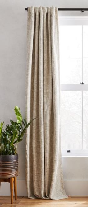 Cotton Textured Weave Curtain Blackout Lining  thumbnail 5