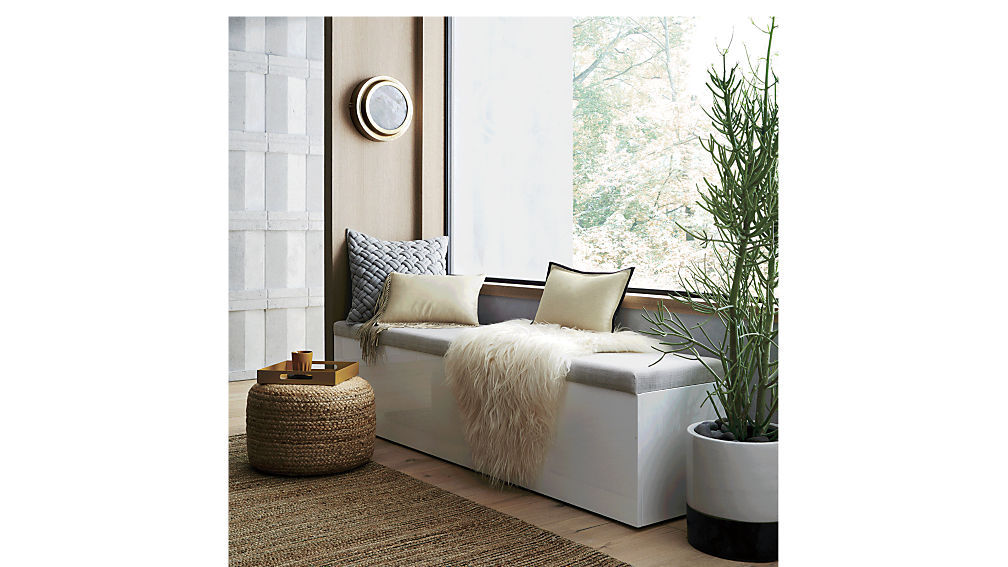 BRAIDED JUTE POUF thumbnail 3