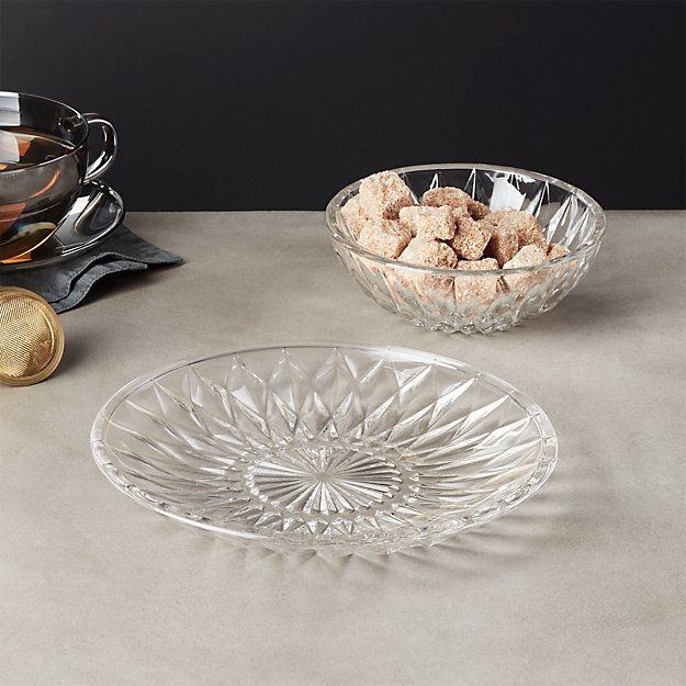 DAPHNE GLASS APPETIZER PLATE thumbnail 2