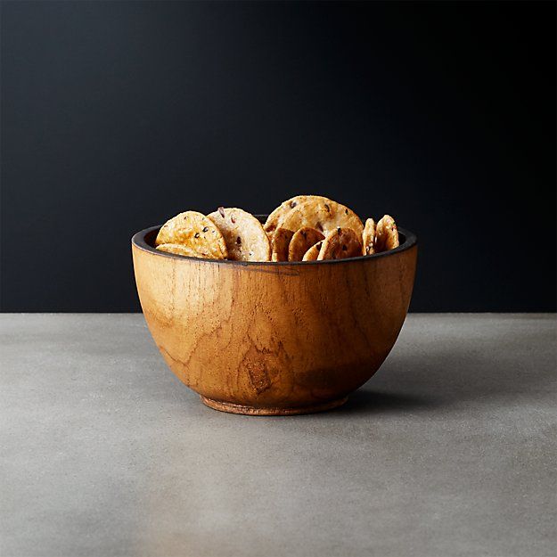 PACIFIC TEAK WOOD APPETIZER PLATE thumbnail 7
