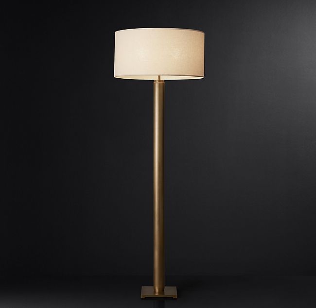 Cylindrical column floor lamp thumbnail 3