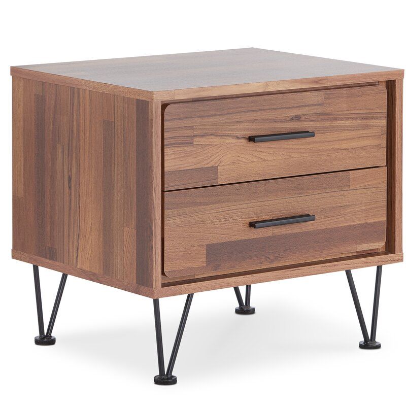 Wolfe 2 Drawer Nightstand thumbnail 2
