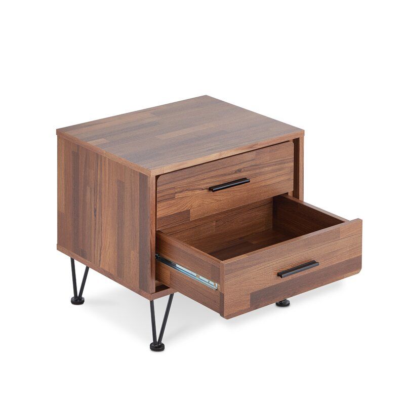 Wolfe 2 Drawer Nightstand thumbnail 3