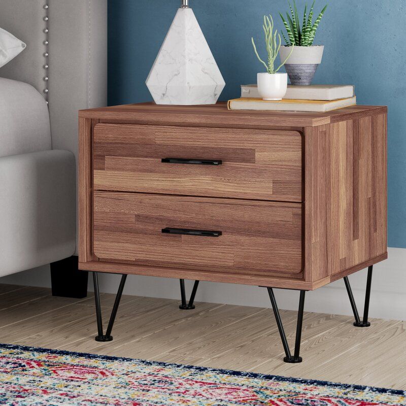 Wolfe 2 Drawer Nightstand thumbnail 5