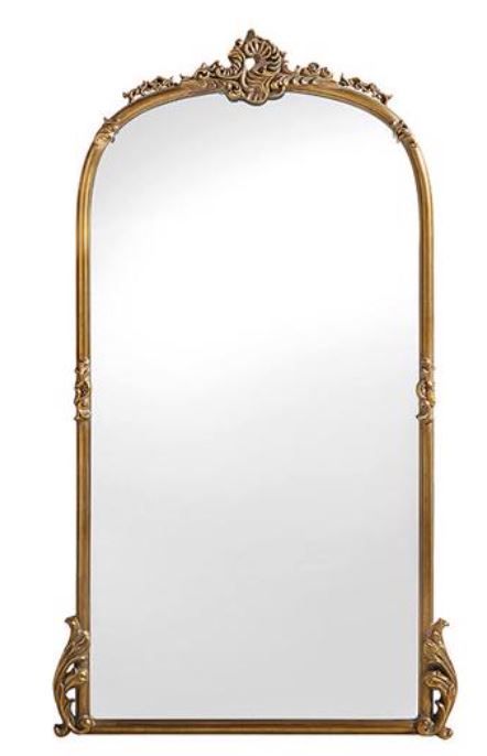 amelie mirror in gold thumbnail 5
