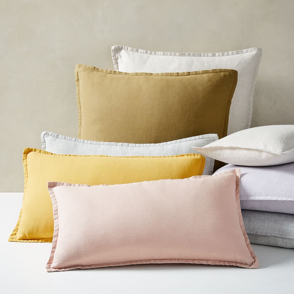 European Flax Linen Pillow Covers No Insert-20"x20" thumbnail 4