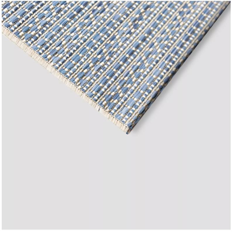 Drum Weave Outdoor Rug Blue Threshold-5'x7' thumbnail 2