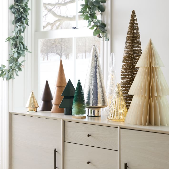 Modern Lacquer Tiered Trees wide thumbnail 2