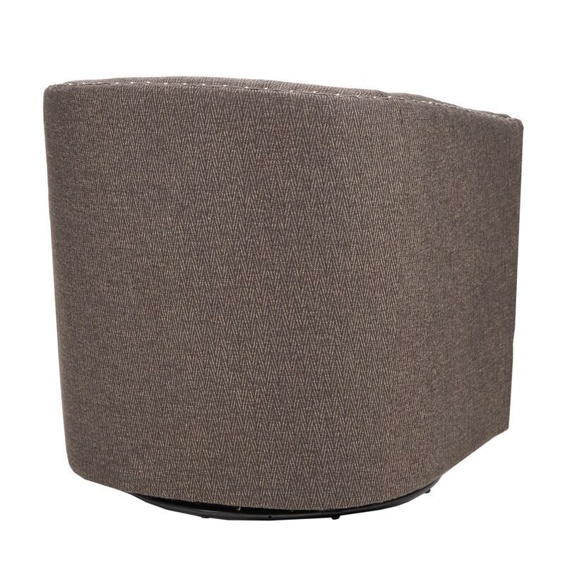 Leominster Swivel 19.5 Barrel Chair thumbnail 3