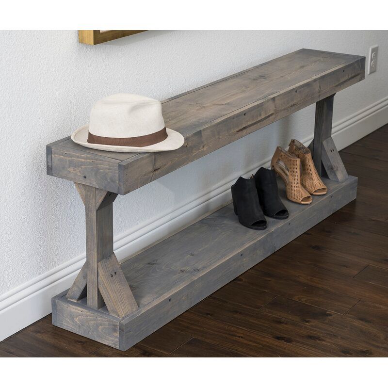 Oleary Wood Shoe Storage Bench thumbnail 3