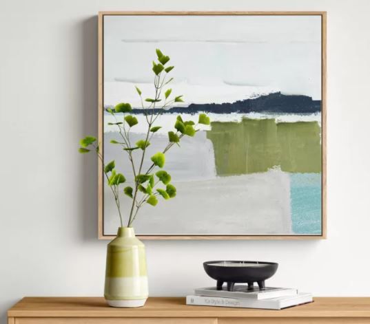 Abstract Wall Canvas with Frame thumbnail 3