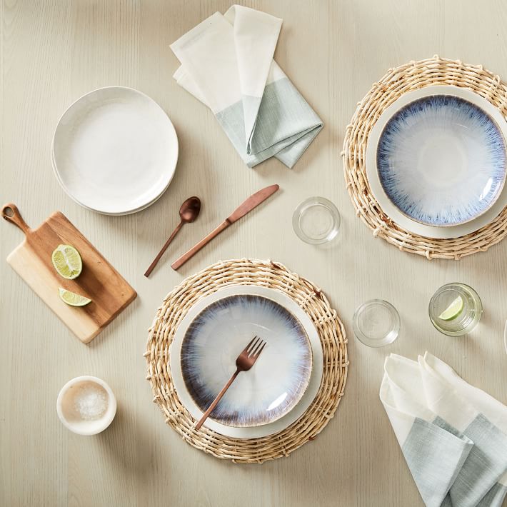 Center Stripe Cotton Woven Napkins (Set of 4) thumbnail 3