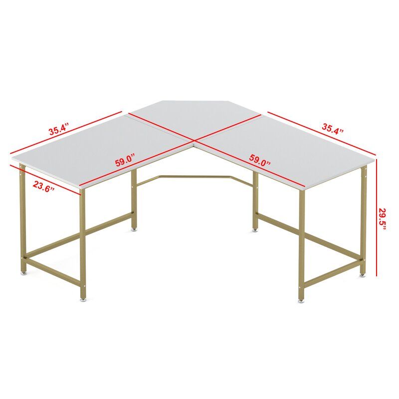Surber Corner Reversible Desk thumbnail 2