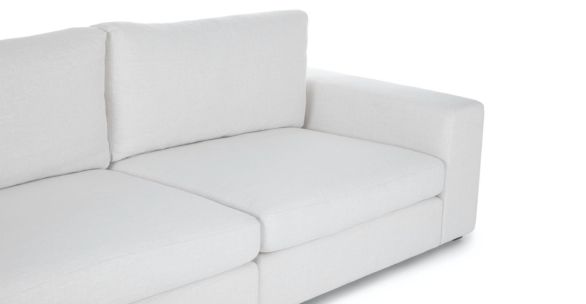 Beta Quartz White Left Modular Sectional thumbnail 4