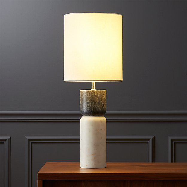 STACKED MARBLE TABLE LAMP thumbnail 2