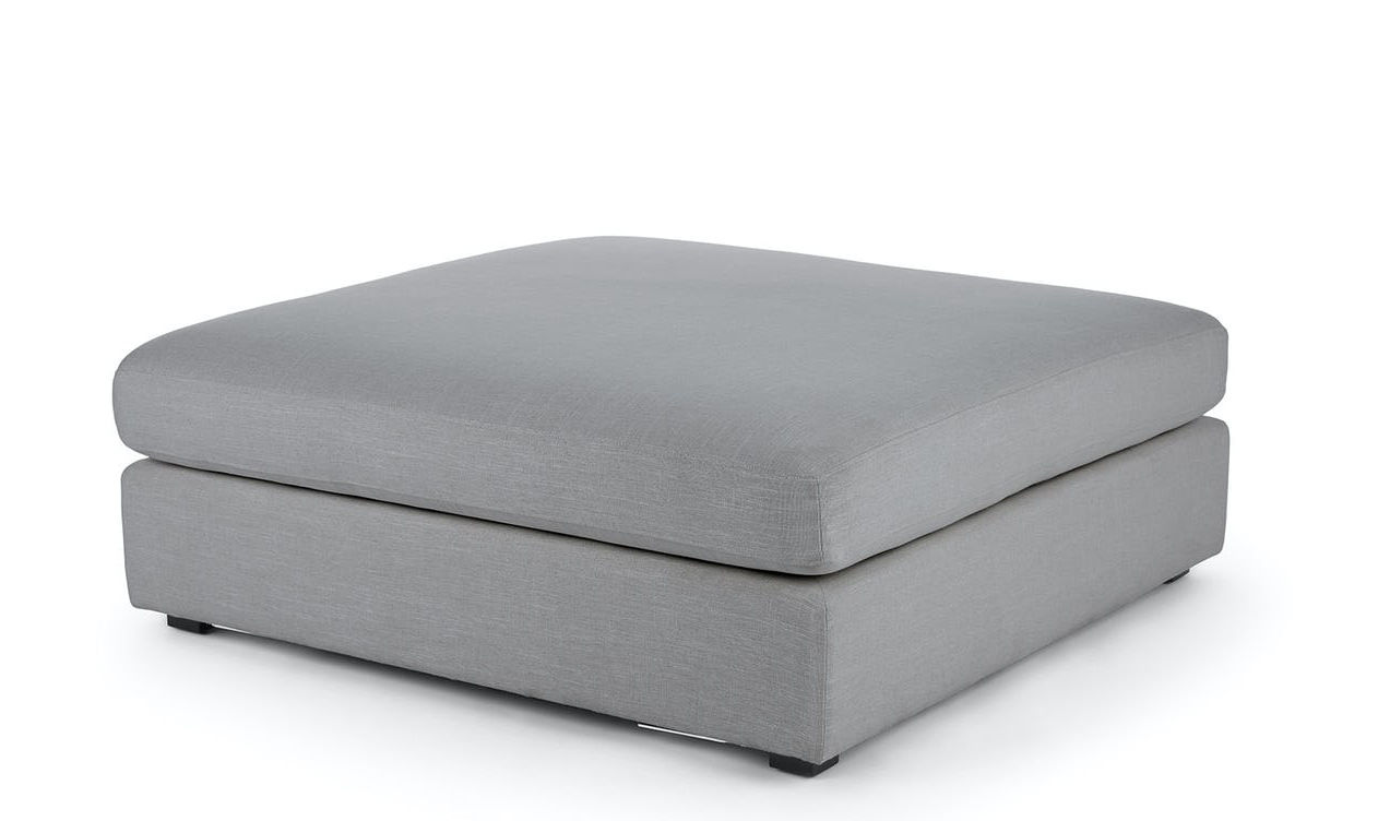 Beta Summit Gray Ottoman thumbnail 2
