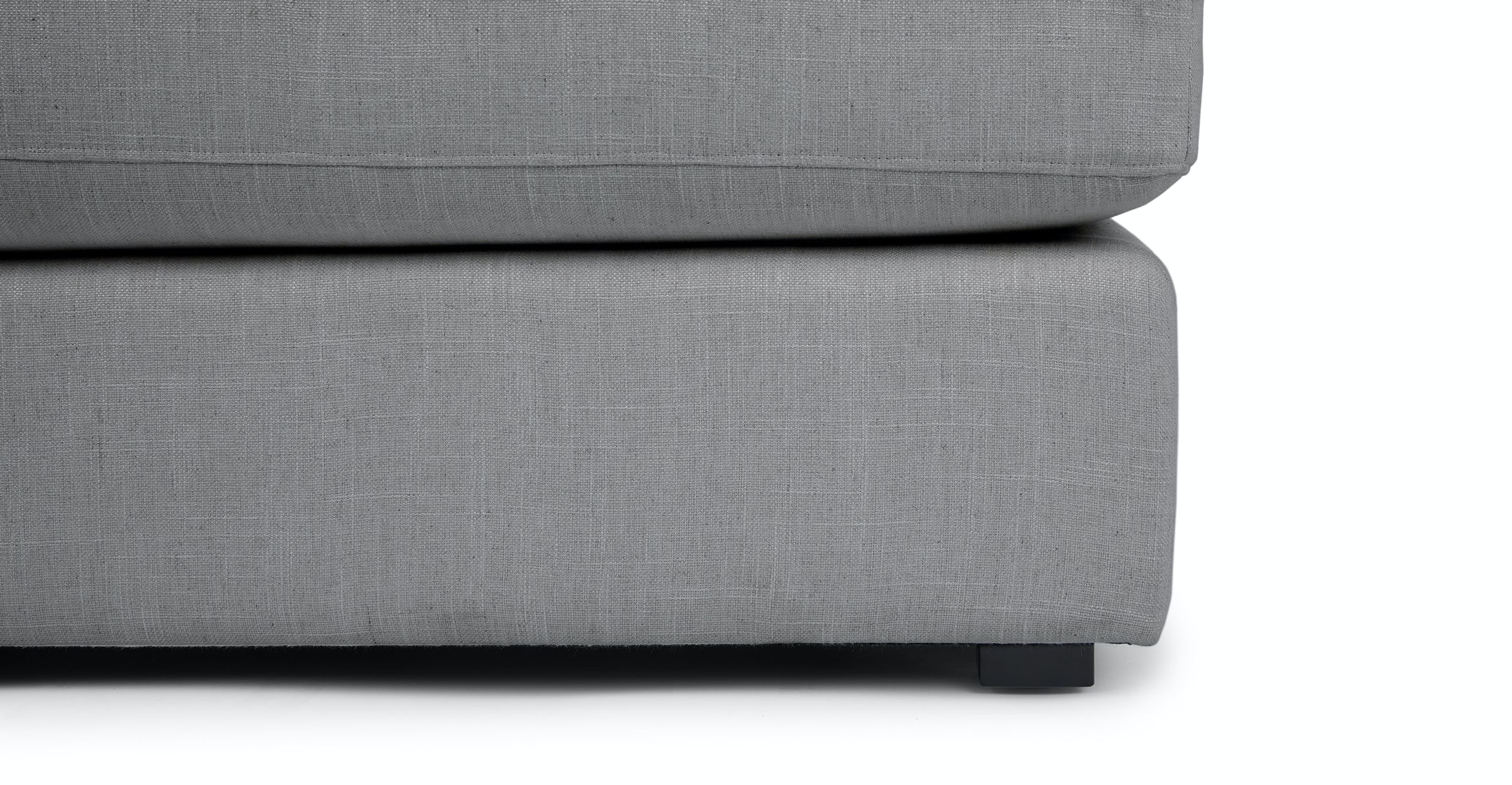 Beta Summit Gray Ottoman thumbnail 3