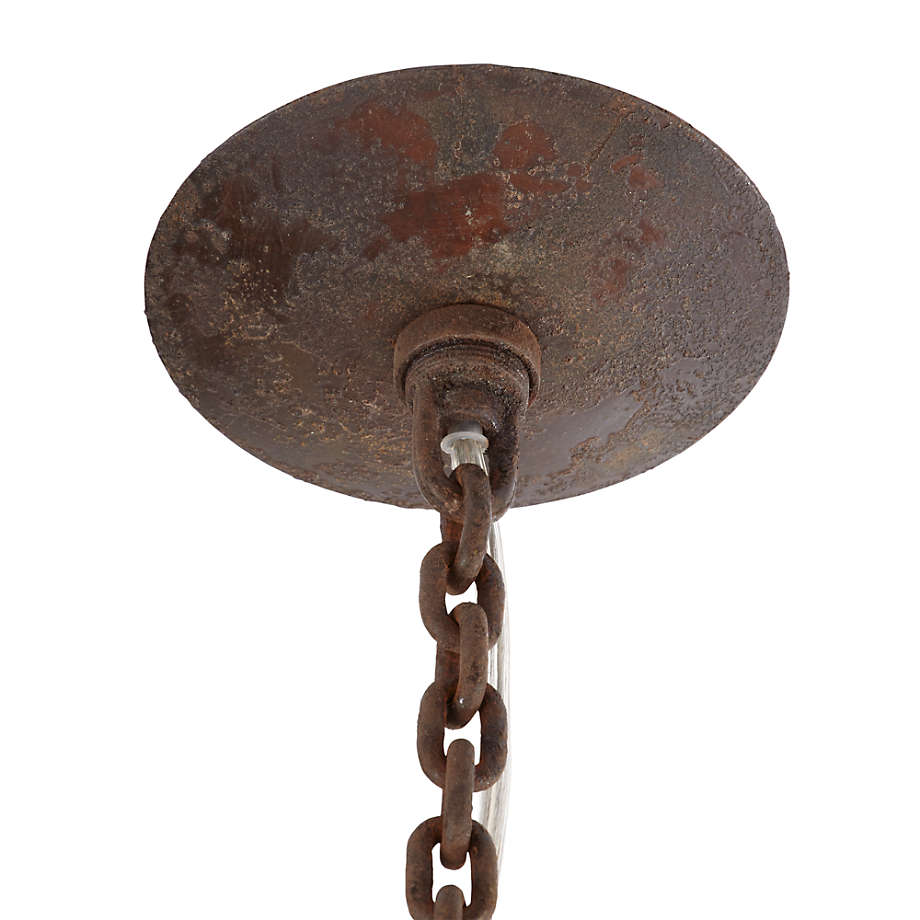 Geoffrey 48Round Wood Chandelier thumbnail 3