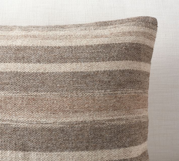 Kaye Textured Striped Pillow Cover thumbnail 2