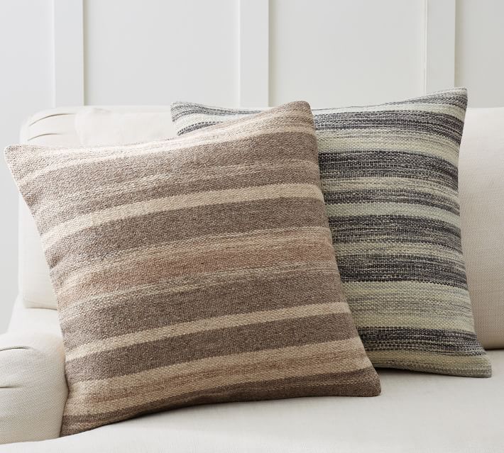 Kaye Textured Striped Pillow Cover thumbnail 3