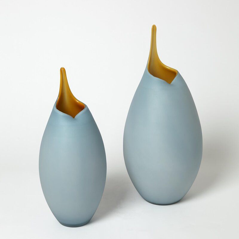 Blue Glass Table Vase thumbnail 3