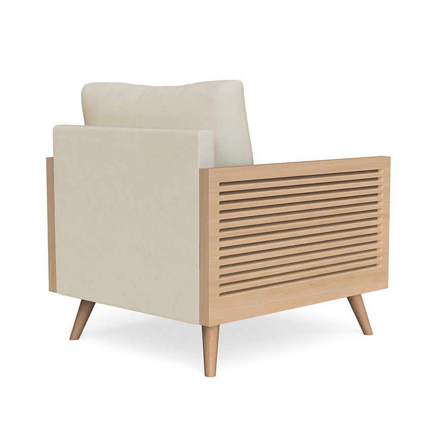 Custom Soba Armchair in Mascarpone thumbnail 2