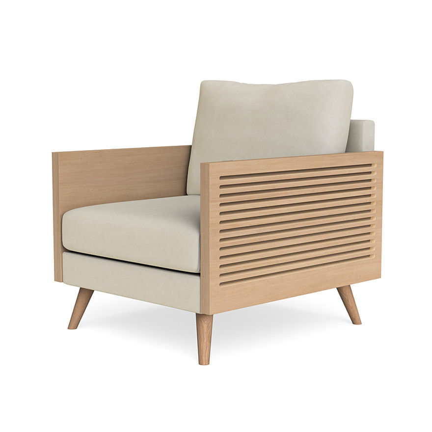 Custom Soba Armchair in Mascarpone thumbnail 3