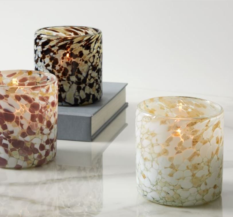 Speckled Mexican Glass Votives thumbnail 2