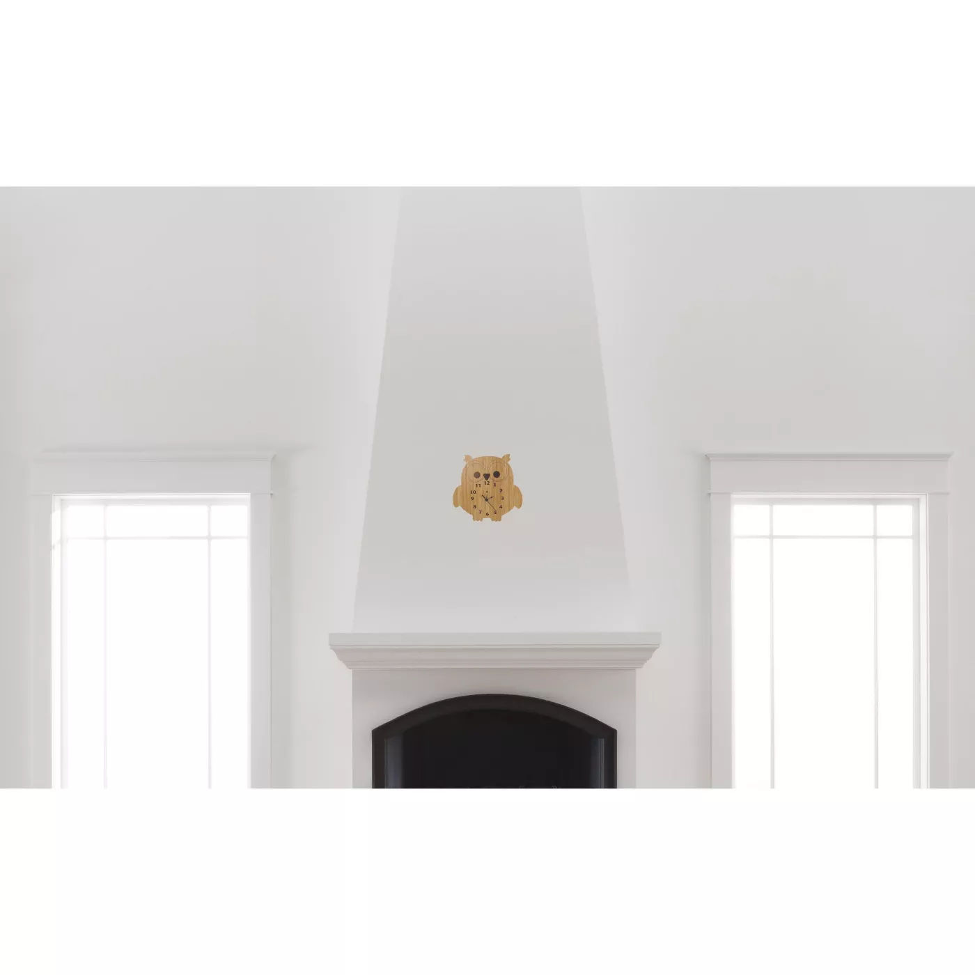 Owl Wall Clock Bamboo Finish - Trend Lab thumbnail 3