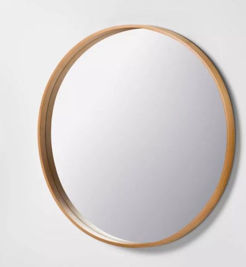 30" Large Round Wall Mirror - Hearth & Hand™ with Magnolia thumbnail 2