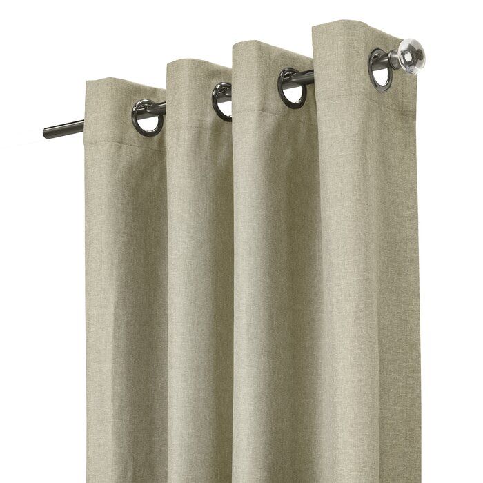 Danalynn Linen Solid Max Blackout Grommet Single Curtain Panel thumbnail 3