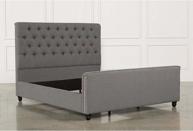 Leighton Upholstered Panel Bed-Queen thumbnail 2
