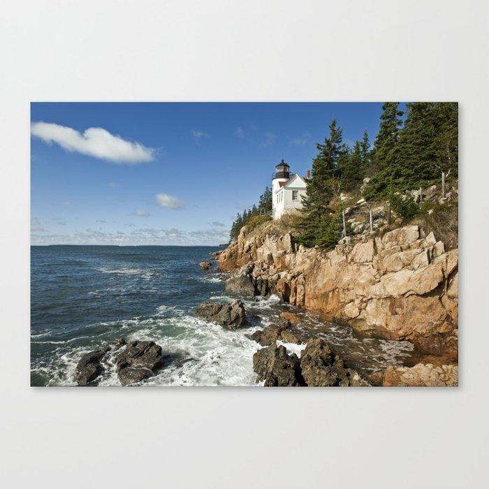 Bass Harbor Lighthouse Canvas Print Unframed thumbnail 2