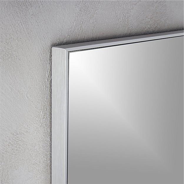 Infinty silver square wall mirror thumbnail 2