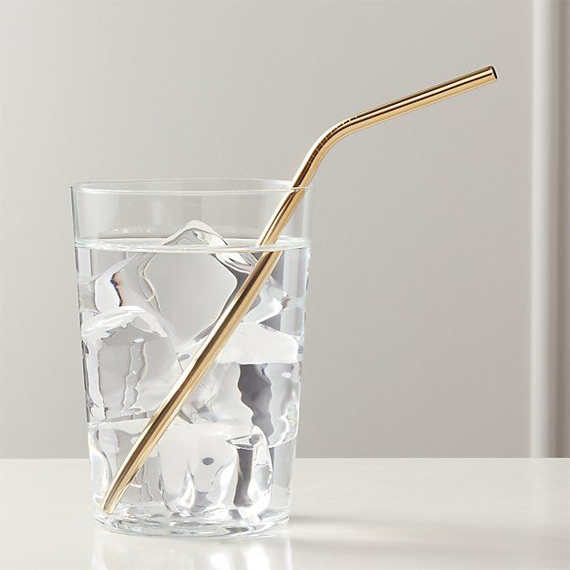 Gold Stainless Steel Straw thumbnail 3