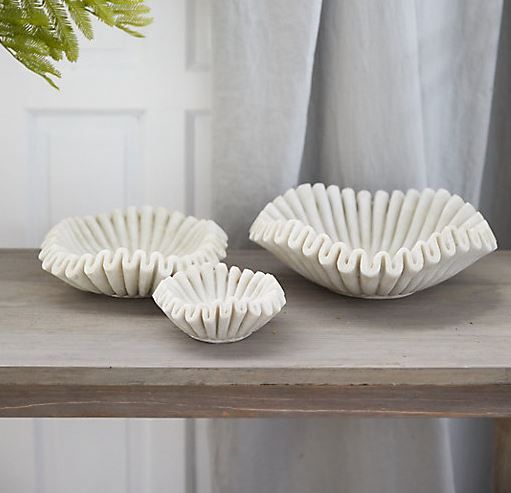 Ruffled Marble Bowl thumbnail 2
