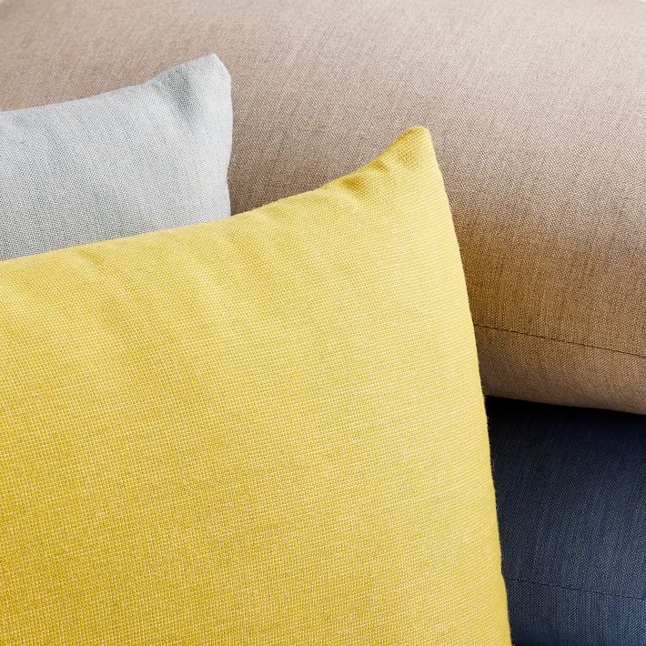 Sunbrella Solid Indoor Outdoor Cast Lumbar Pillow thumbnail 3