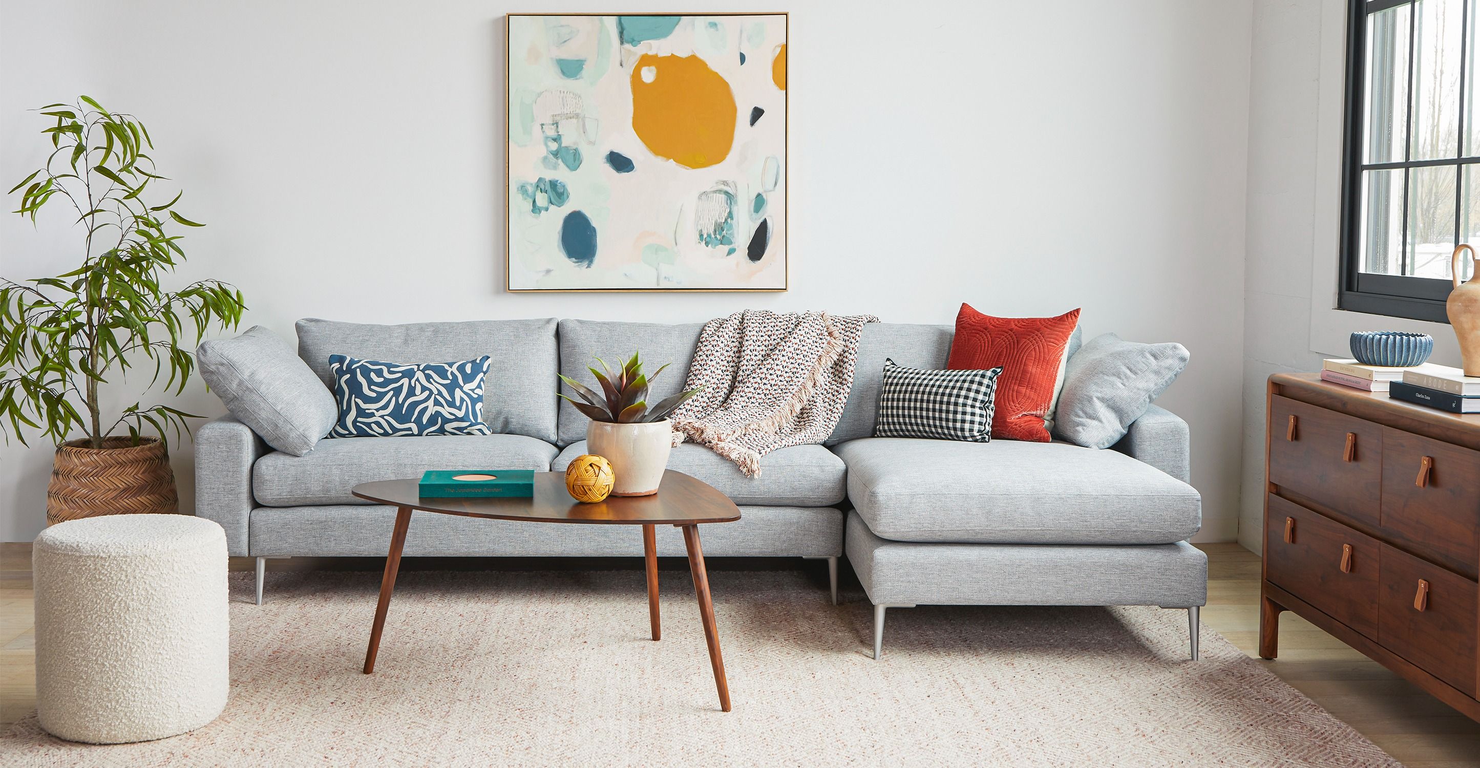Nova Winter Gray Reversible Sectional thumbnail 2
