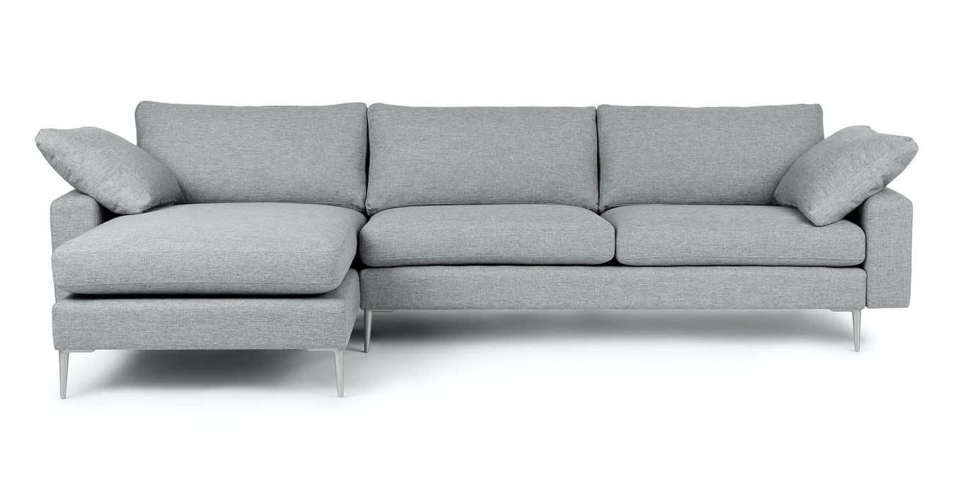 Nova Winter Gray Reversible Sectional thumbnail 3